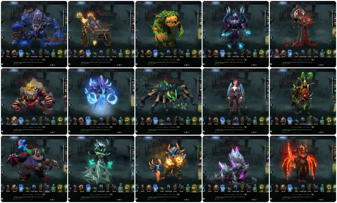 15 Set Immortal treasure trove of terror